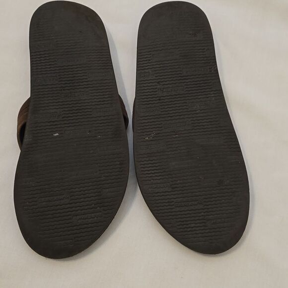 Rainbow Sandals Single Layer Arch Support Premier Leather with 1" Strap Expresso - Picture 3 of 6